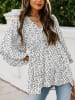 Milan Kiss Blouse crème/zwart