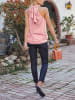 Milan Kiss Blusentop in Rosa