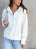 Milan Kiss Sweatshirt in Creme