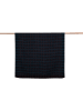David Fussenegger Flanelldecke "Luca" in Schwarz/ Blau/ Hellbraun