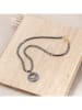MENTHE À L'O Gecoate ketting met edelsteen - (L)42 cm