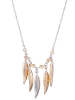 MENTHE À L'O Beschicht. Halskette mit Kristallen - (L)42 cm