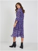 orsay Sukienka plisowana w kolorze fioletowo-czarnym