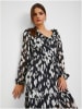 orsay Kleid in Schwarz/ Weiß
