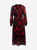 orsay Sukienka w kolorze czarno-czerwonym