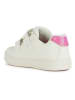 Geox Sneakers "Lights - Skylin" wit/roze