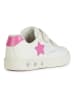 Geox Sneakers "Lights - Skylin" wit/roze
