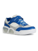Geox Sneakers "Lights - Illuminus" in Blau/ Silber