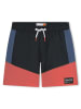 Timberland Badeshorts in Schwarz/ Rot