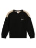 Timberland Sweatshirt in Schwarz/ Beige
