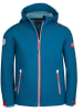 Trollkids Softshelljas "Trollfjord" blauw