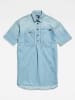 G-Star Jeanskleid in Hellblau
