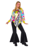 amscan 2-delig kostuum "80's Hippie Poncho Onesie" meerkleurig