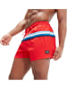 Speedo Badeshorts in Rot