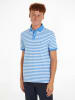 Tommy Hilfiger Koszulka polo w kolorze błękitno-białym