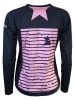 Zimtstern Fahrradshirt "Tech Zonez" in Rosa/ Schwarz