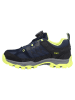 CMP Leren trekkingschoenen "Kiruna Fitgo" donkerblauw/geel