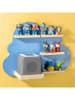 Nordheim Soundbox-Wandregal in Hellblau - (B)48 x (H)35 cm