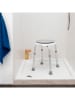 InnovaGoods Badhocker in Grau/ Weiß - (H)36x 54x Ø 32,5 cm