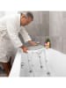 InnovaGoods Badhocker in Grau/ Weiß - (H)36x 54x Ø 32,5 cm