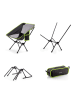 InnovaGoods Vouwbare campingstoel zwart - (B)58 x (H)64 x (D)52,5 cm