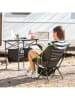 InnovaGoods Faltbarer Campingstuhl in Schwarz - (B)58 x (H)64 x (T)52,5 cm