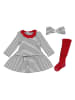 PETIT BATEAU 3tlg. Outfit in Schwarz/ Weiß/ Rot
