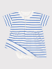 PETIT BATEAU Romperjurk lichtblauw/wit