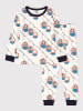 PETIT BATEAU Pyjama wit/rood/blauw