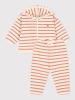 PETIT BATEAU 2-delige outfit abrikooskleurig/crème