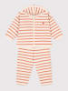 PETIT BATEAU 2-delige outfit abrikooskleurig/crème