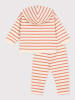 PETIT BATEAU 2-delige outfit abrikooskleurig/crème