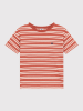 PETIT BATEAU Shirt in Orange/ Weiß