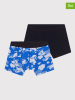 PETIT BATEAU 2er-Set Boxershorts in Blau