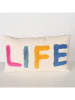 Boltze Poduszki (2 szt.) "Love Life" w kolorze kremowym ze wzorem - 30 x 50 cm