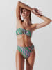 Karl Lagerfeld Figi bikini w kolorze zielono-fioletowym