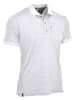 Maul Sport Funktionspoloshirt "Gaigerkopf 3 fresh" in Weiß/ Grau