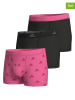adidas 3er-Set: Boxershorts in Schwarz/ Pink