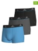adidas 3-delige set: boxershorts lichtblauw/grijs/zwart
