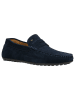 Wojas Leren mocassins donkerblauw