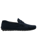 Wojas Leren mocassins donkerblauw