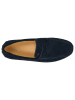 Wojas Leren mocassins donkerblauw