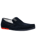 Wojas Leren mocassins donkerblauw
