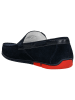 Wojas Leren mocassins donkerblauw