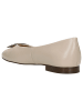 Wojas Leren ballerina's beige