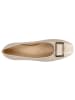 Wojas Leder-Ballerinas in Beige