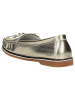 Wojas Leren mocassins goudkleurig