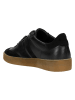 Wojas Leder-Sneakers in Schwarz