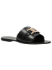 Wojas Leren slippers zwart