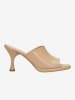Wojas Leren slippers beige